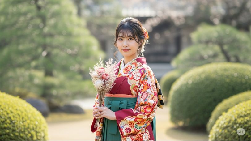 成人式のドライフラワープレゼントにも