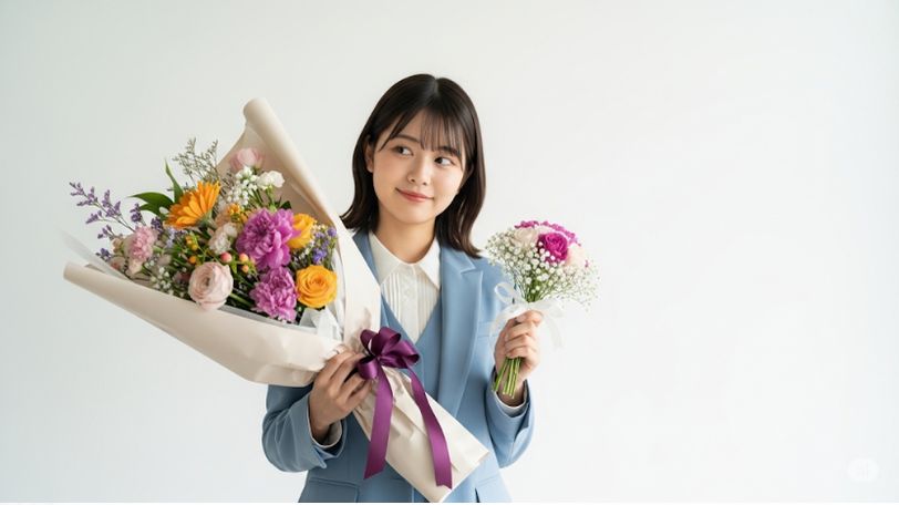 卒業式には花束とブーケどっちがいい？