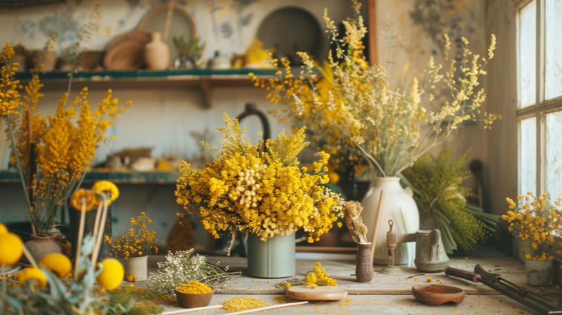 ミモザのドライフラワーの作り方のまとめ